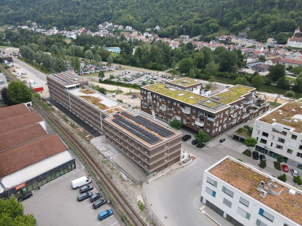 Luftaufnahme des Studentenwohnheims in Eichstätt